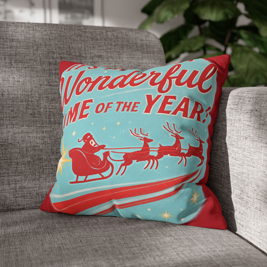 Festive Holiday Pillow