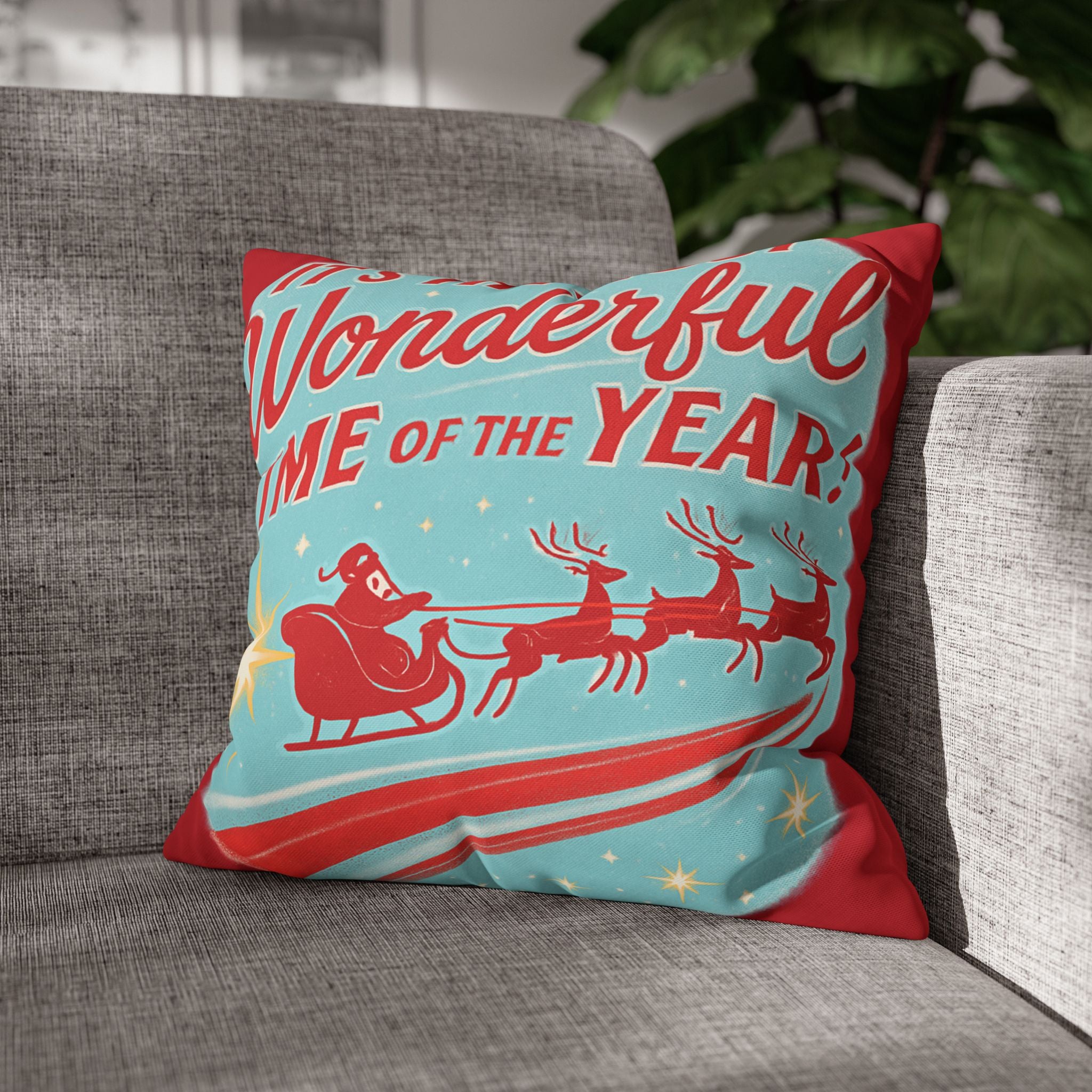 Festive Holiday Pillow