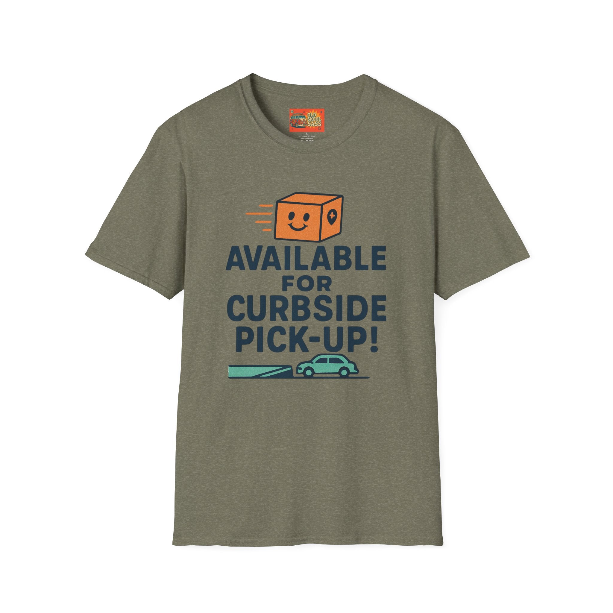 Curbside Pickup T-Shirt | Funny Unisex Tee for Delivery Lovers | Gift for Entrepreneurs | Casual Wear for Home & Work
