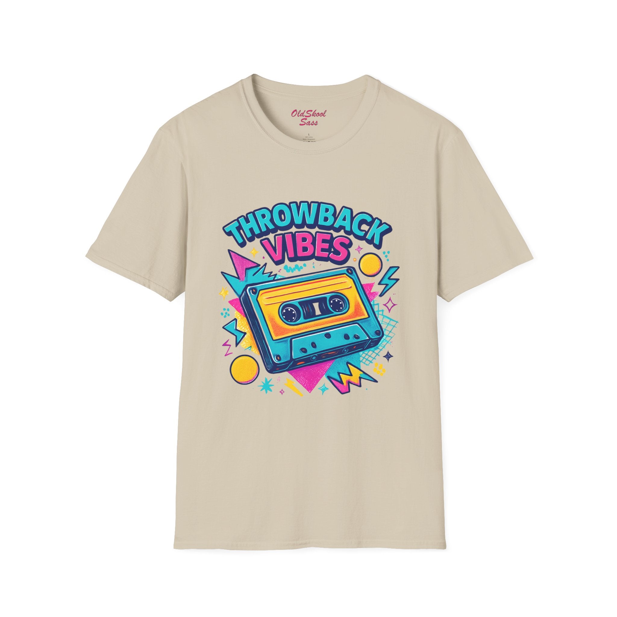 Retro Graphic T-Shirt, Throwback Vibes Tee, 80s 90s Nostalgia Shirt, Casual Wear, Trendy Gift for Music Lovers