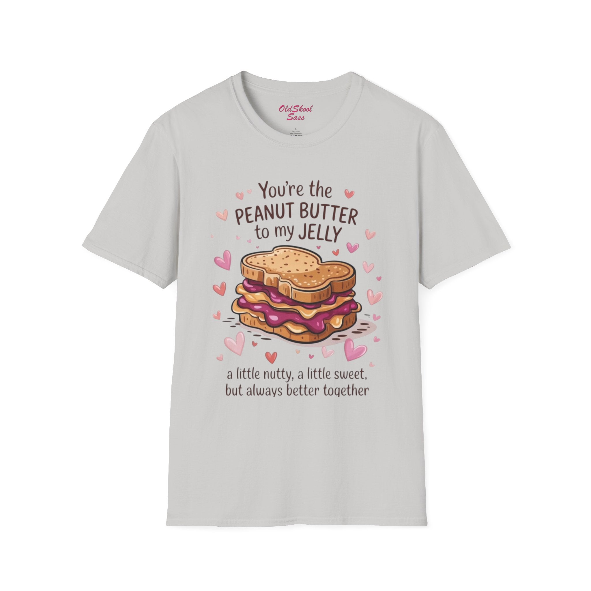 Cute Peanut Butter and Jelly Couple T-Shirt, Valentine's Day Gift, Sweet Relationship Tee, Fun Food Lovers Shirt, Unisex Graphic Top