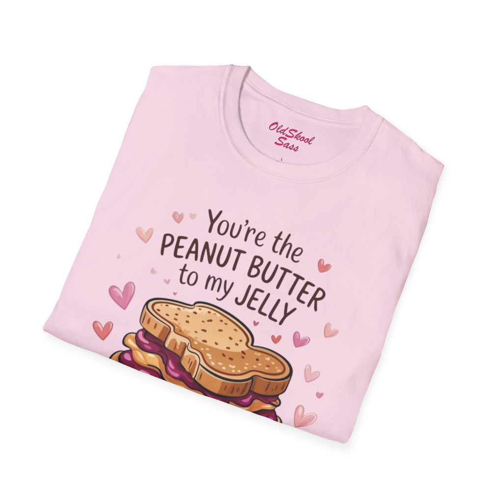 Cute Peanut Butter and Jelly Couple T-Shirt, Valentine's Day Gift, Sweet Relationship Tee, Fun Food Lovers Shirt, Unisex Graphic Top