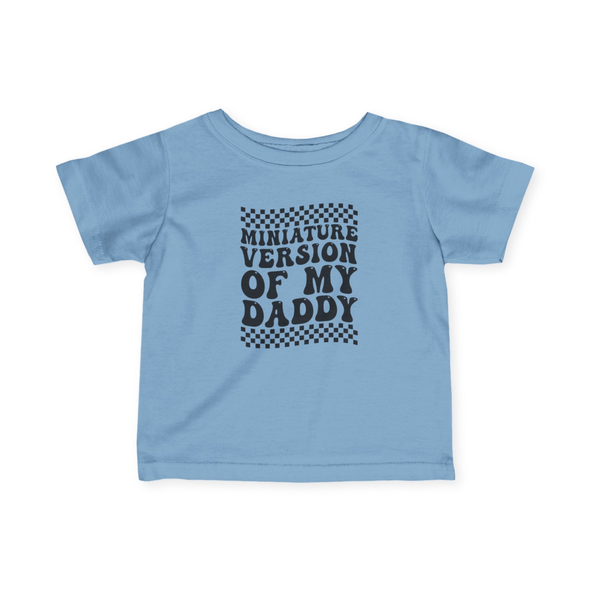 Infant Boys Jersey Tee - 'Miniature Version of My Daddy' Cute Baby Shirt, Toddler Apparel, Father's Day Gift, Baby Shower Gift, Family [...]