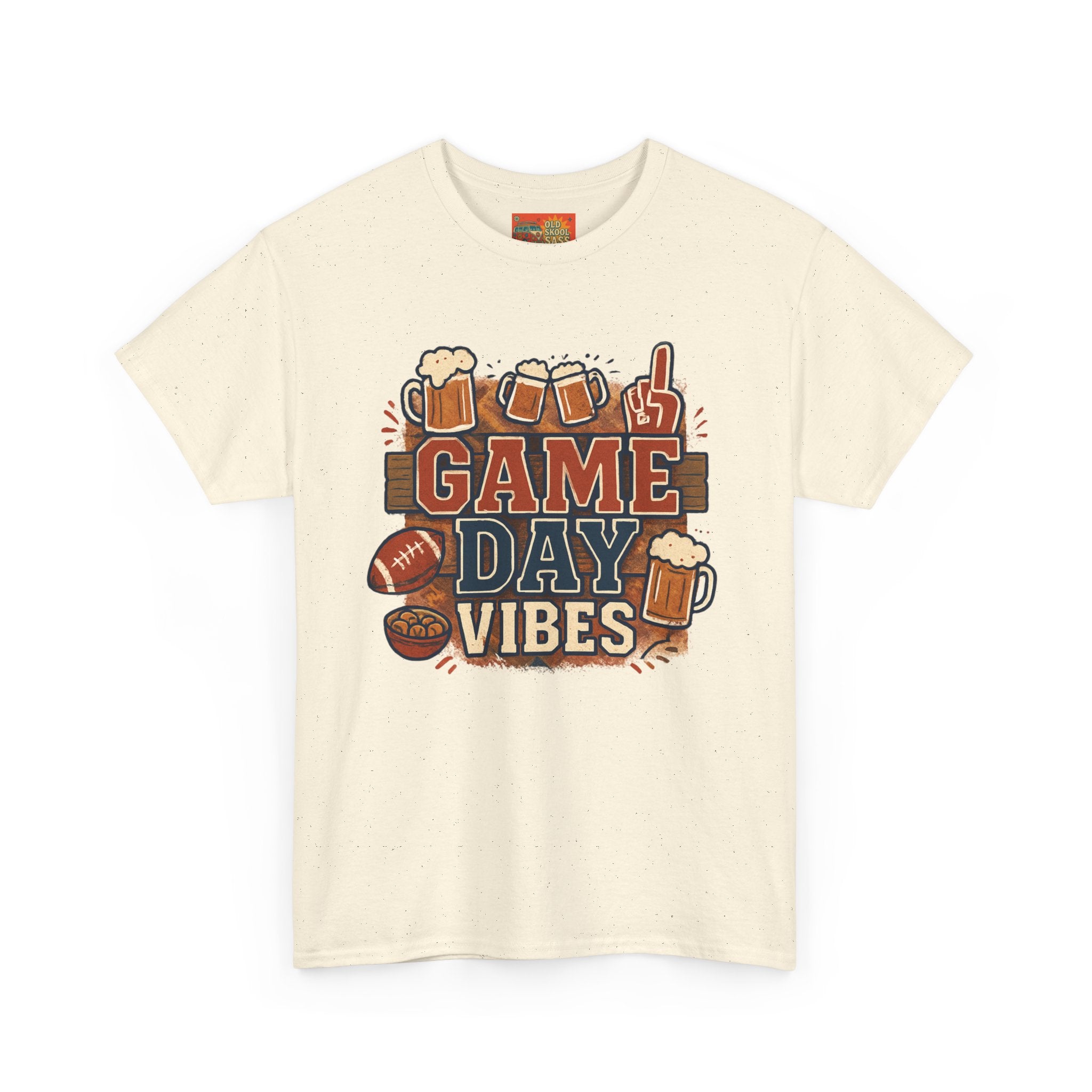 Game Day Vibes Unisex Cotton Tee, Sports T-Shirt, Casual Wear, Tailgating Gear, Game Watch Party Shirt, Gift for Sports Fans