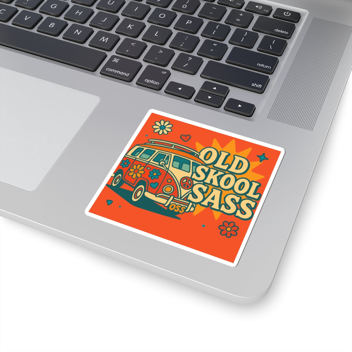 Retro Vibe Stickers for Creative Souls, Old Skool Sass Car Stickers, Funky Decals, Laptop Stickers, Flower Power Stickers