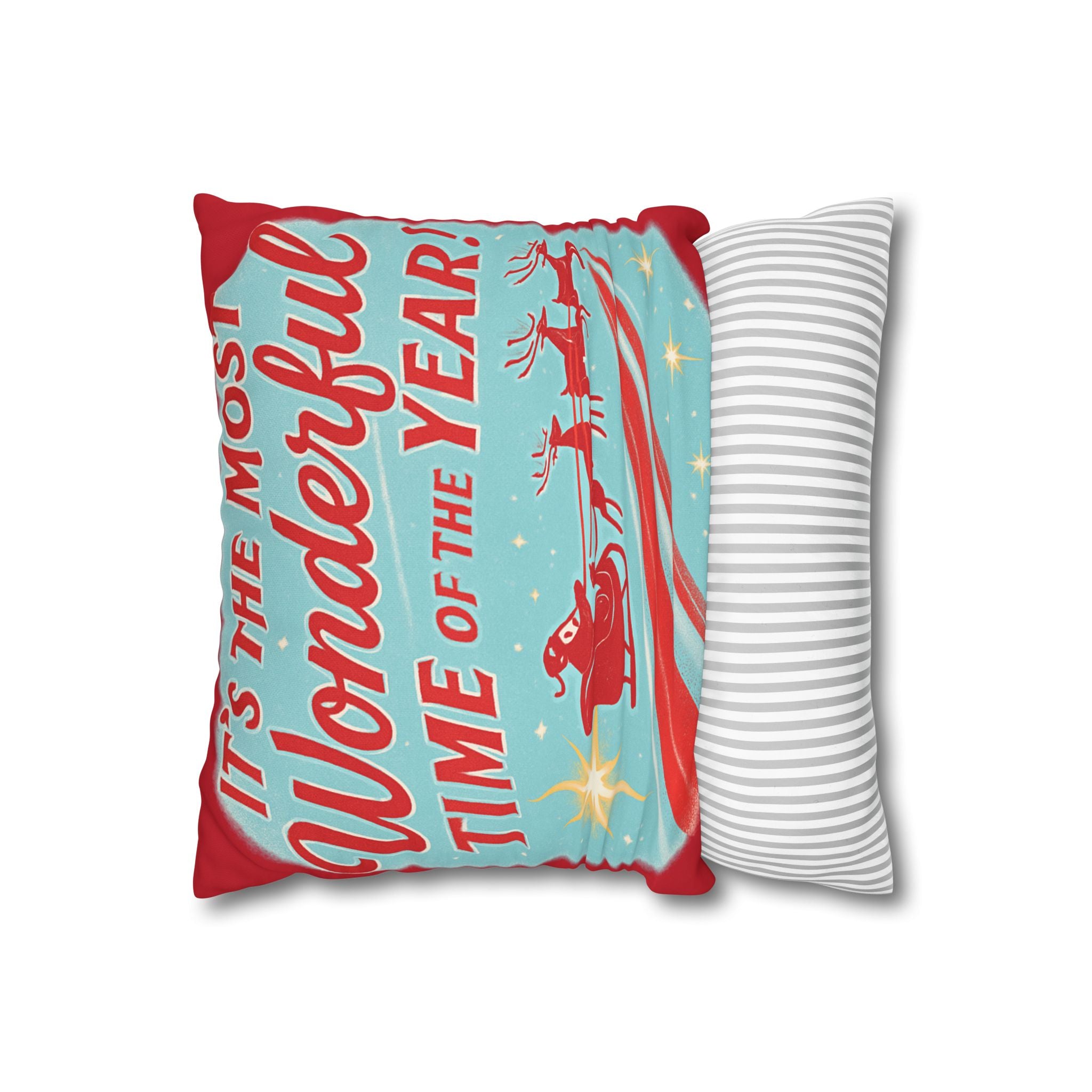 Festive Holiday Pillow