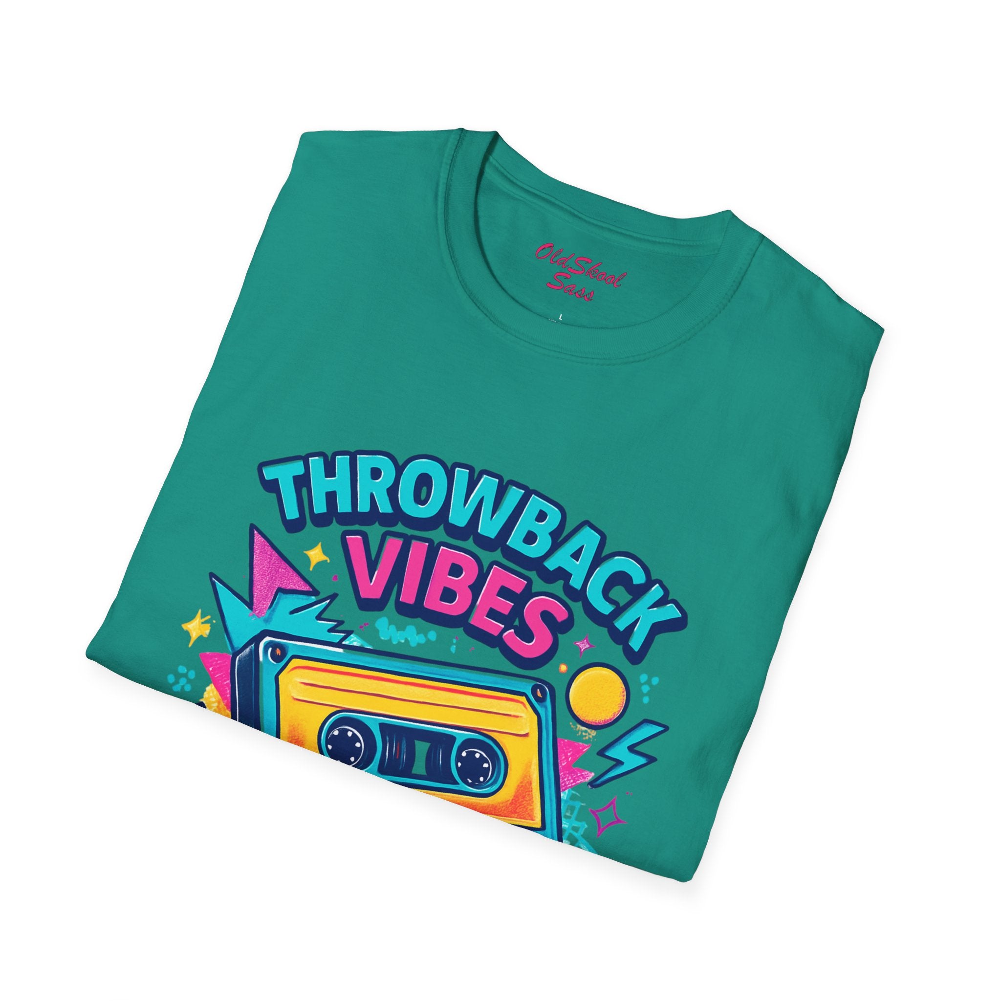 Retro Graphic T-Shirt, Throwback Vibes Tee, 80s 90s Nostalgia Shirt, Casual Wear, Trendy Gift for Music Lovers