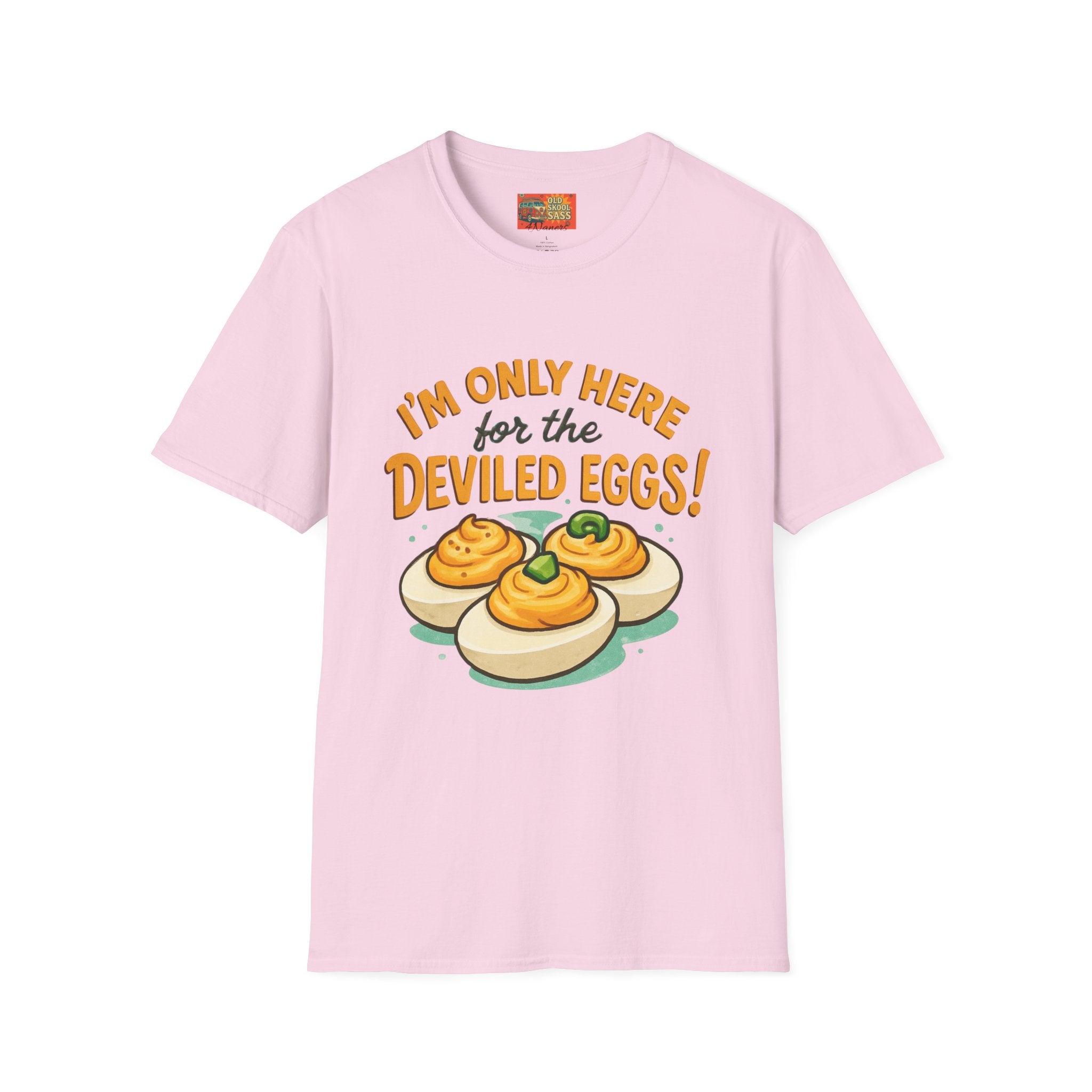 Funny Deviled Eggs T-Shirt, Casual Tee, Foodie Gift, Kitchen Shirt, Thanksgiving Apparel, Party Clothing