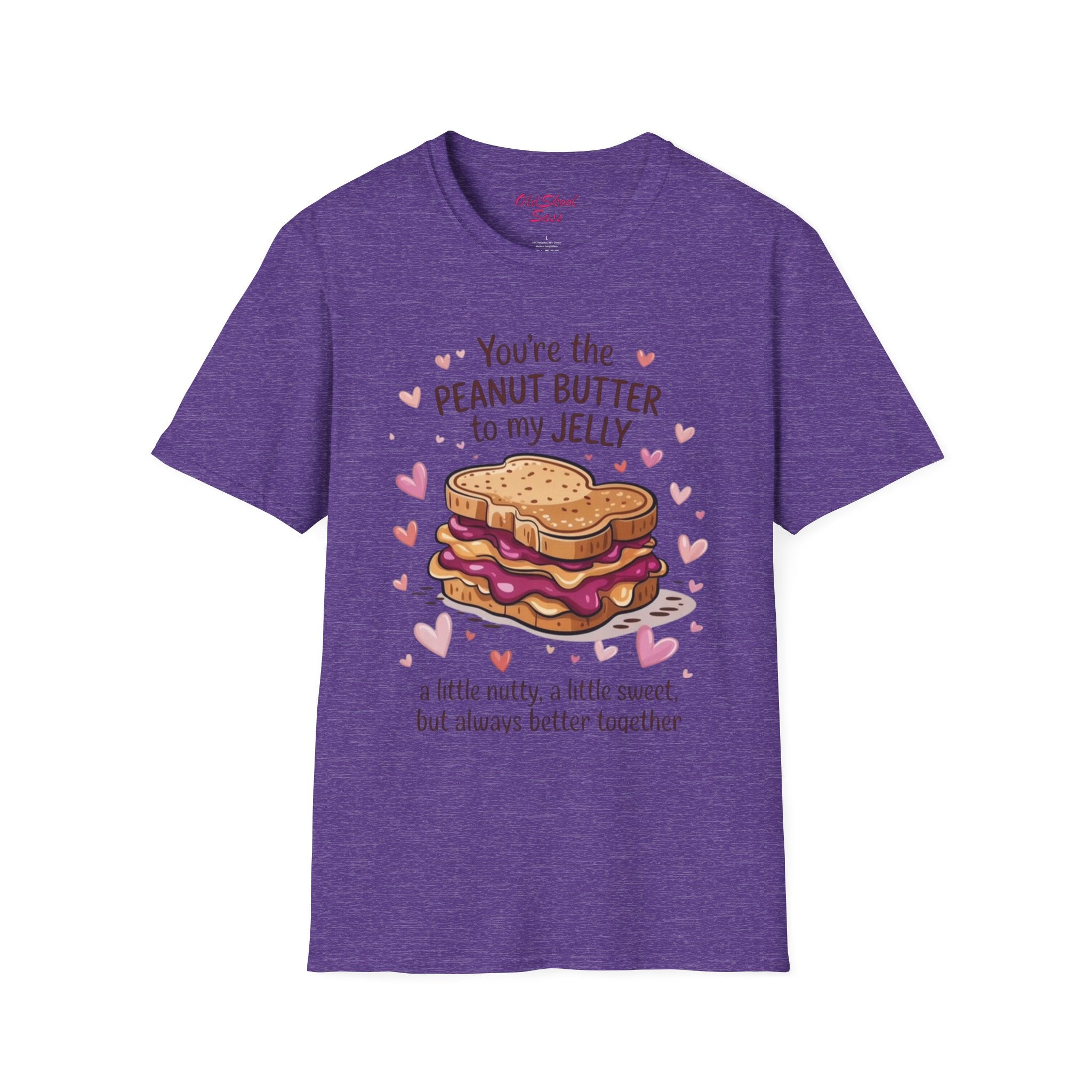 Cute Peanut Butter and Jelly Couple T-Shirt, Valentine's Day Gift, Sweet Relationship Tee, Fun Food Lovers Shirt, Unisex Graphic Top