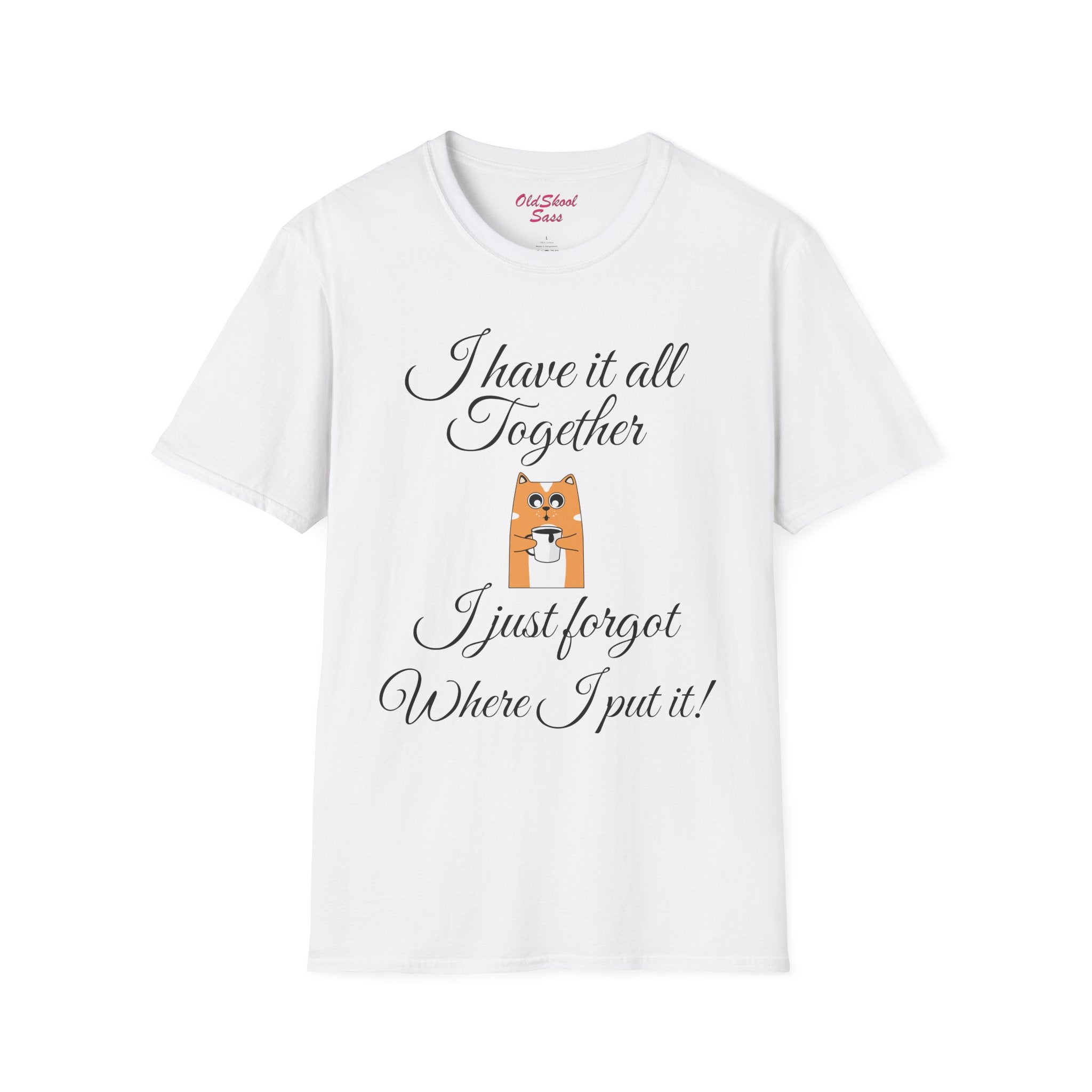Funny Cat T-Shirt, Unisex Tee, Gift for Cat Lovers, Birthday Present, Humor Apparel, Casual Wear