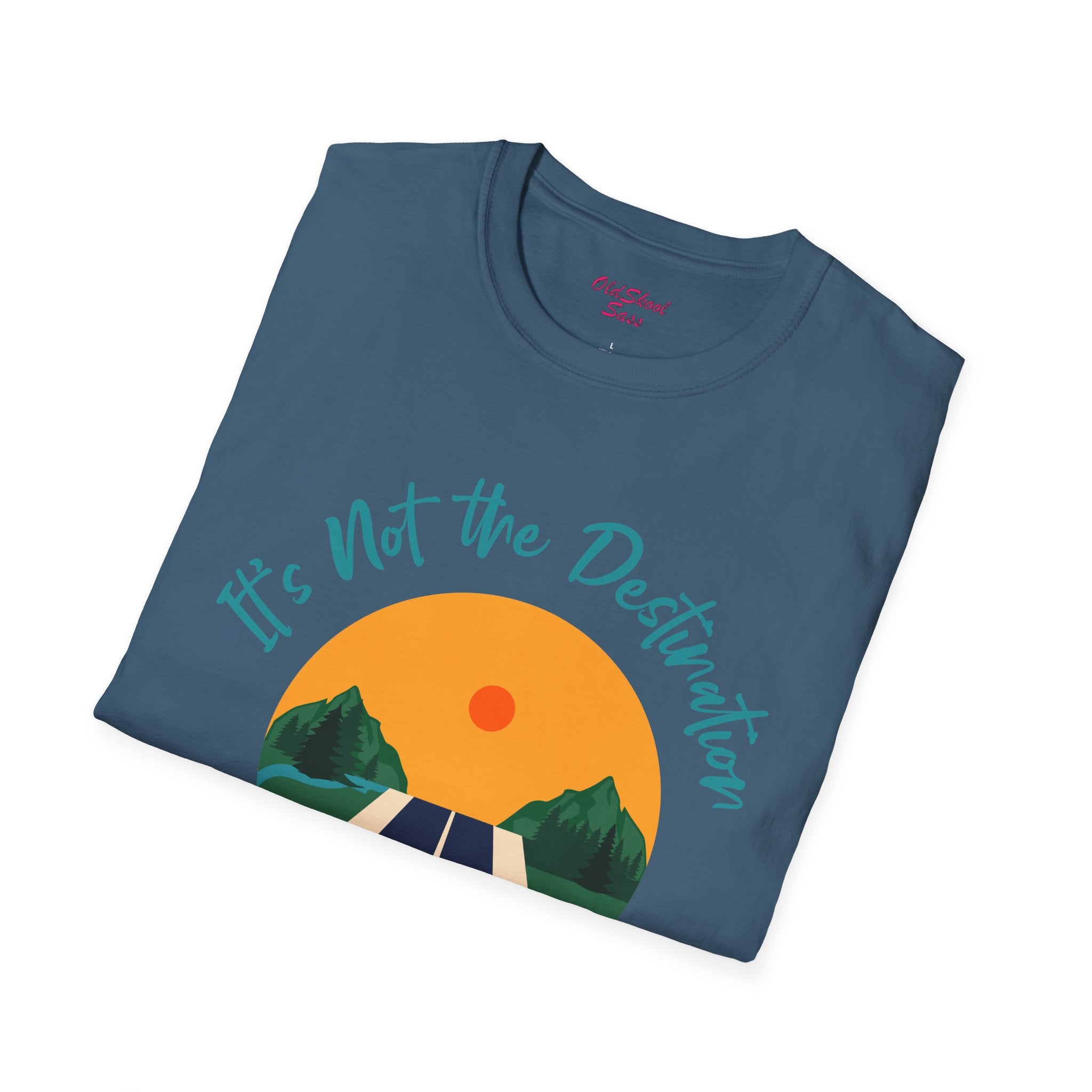 Adventure Journey Tee - Unisex Softstyle T-Shirt, Travel Shirt, Motivational Gift, Road Trip Apparel, Hiking Outfit, Inspirational Clothing
