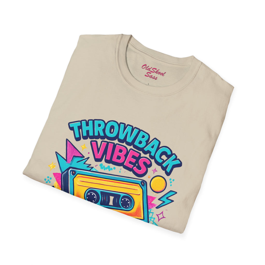 Retro Graphic T-Shirt, Throwback Vibes Tee, 80s 90s Nostalgia Shirt, Casual Wear, Trendy Gift for Music Lovers