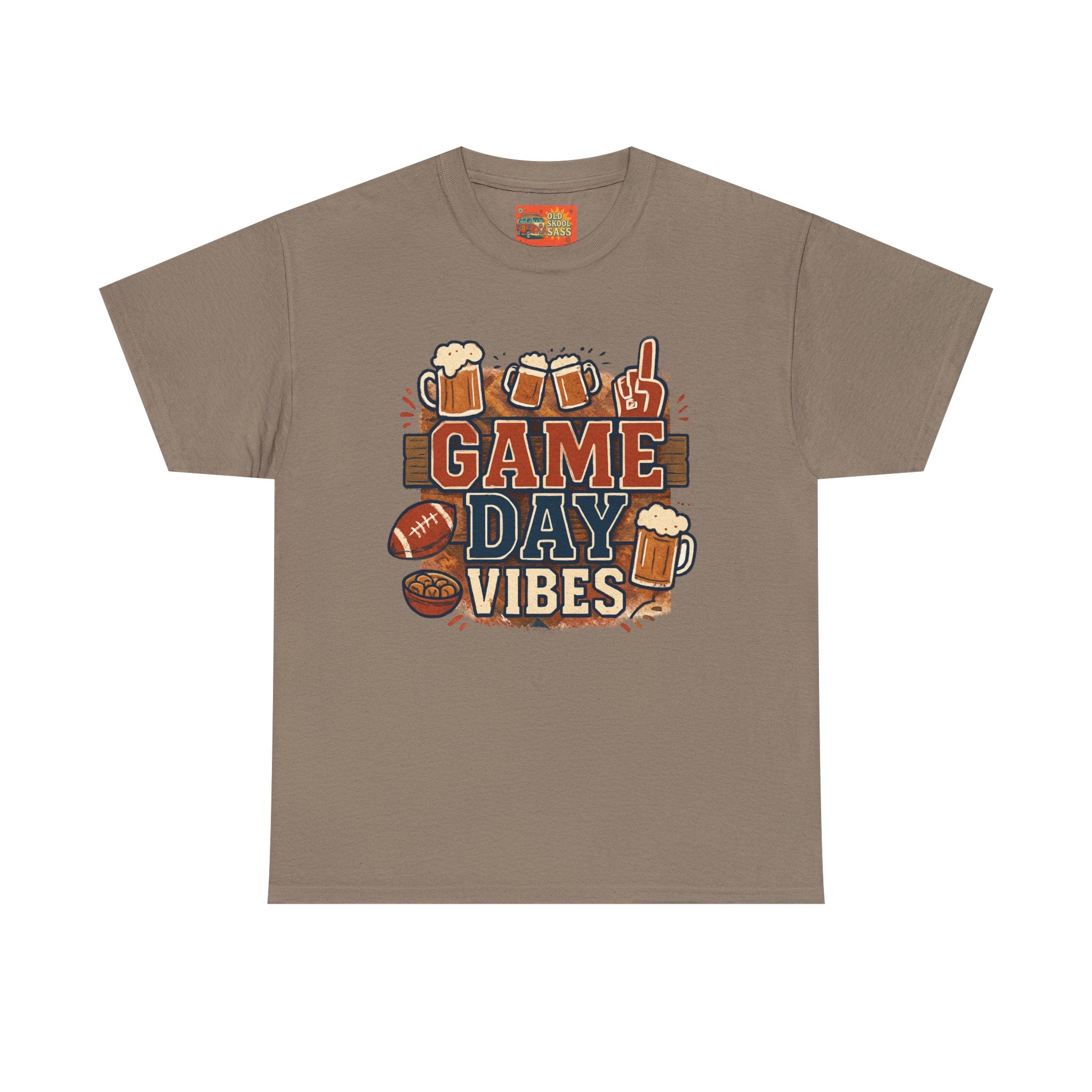 Game Day Vibes Unisex Cotton Tee, Sports T-Shirt, Casual Wear, Tailgating Gear, Game Watch Party Shirt, Gift for Sports Fans