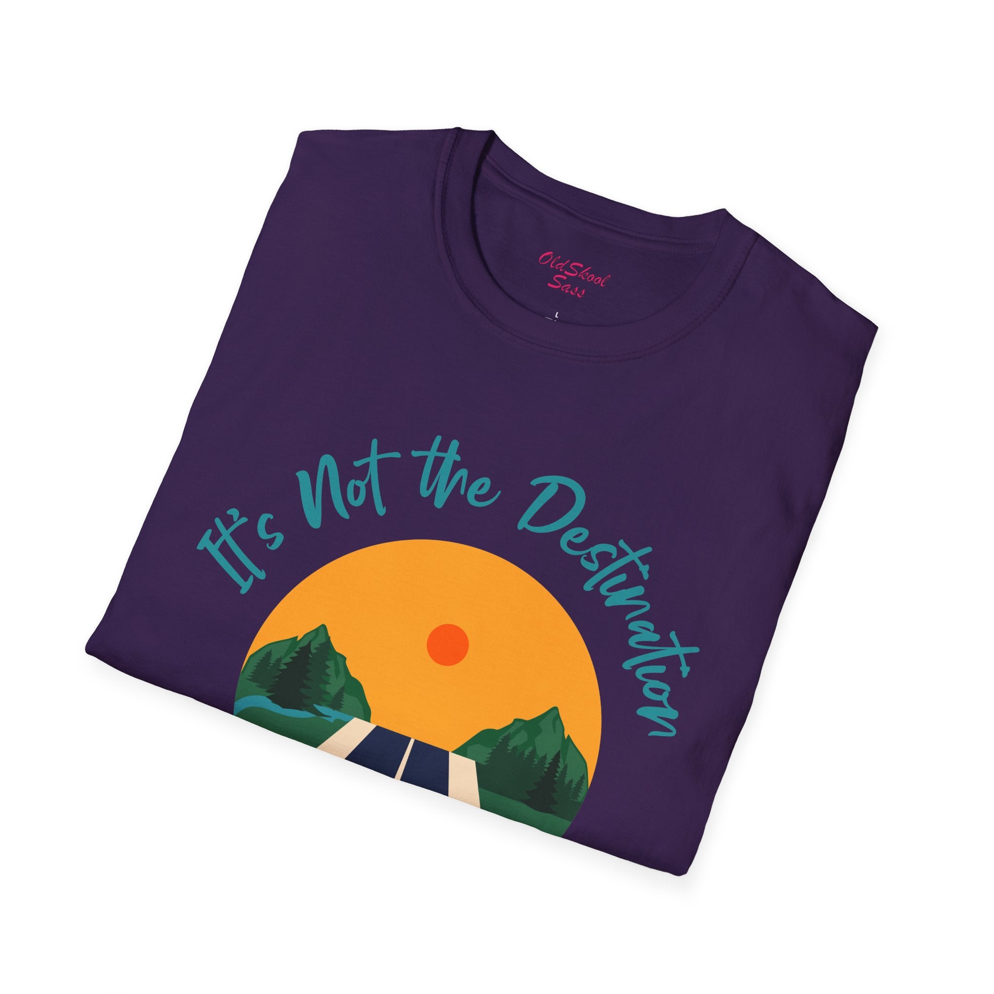 Adventure Journey Tee - Unisex Softstyle T-Shirt, Travel Shirt, Motivational Gift, Road Trip Apparel, Hiking Outfit, Inspirational Clothing