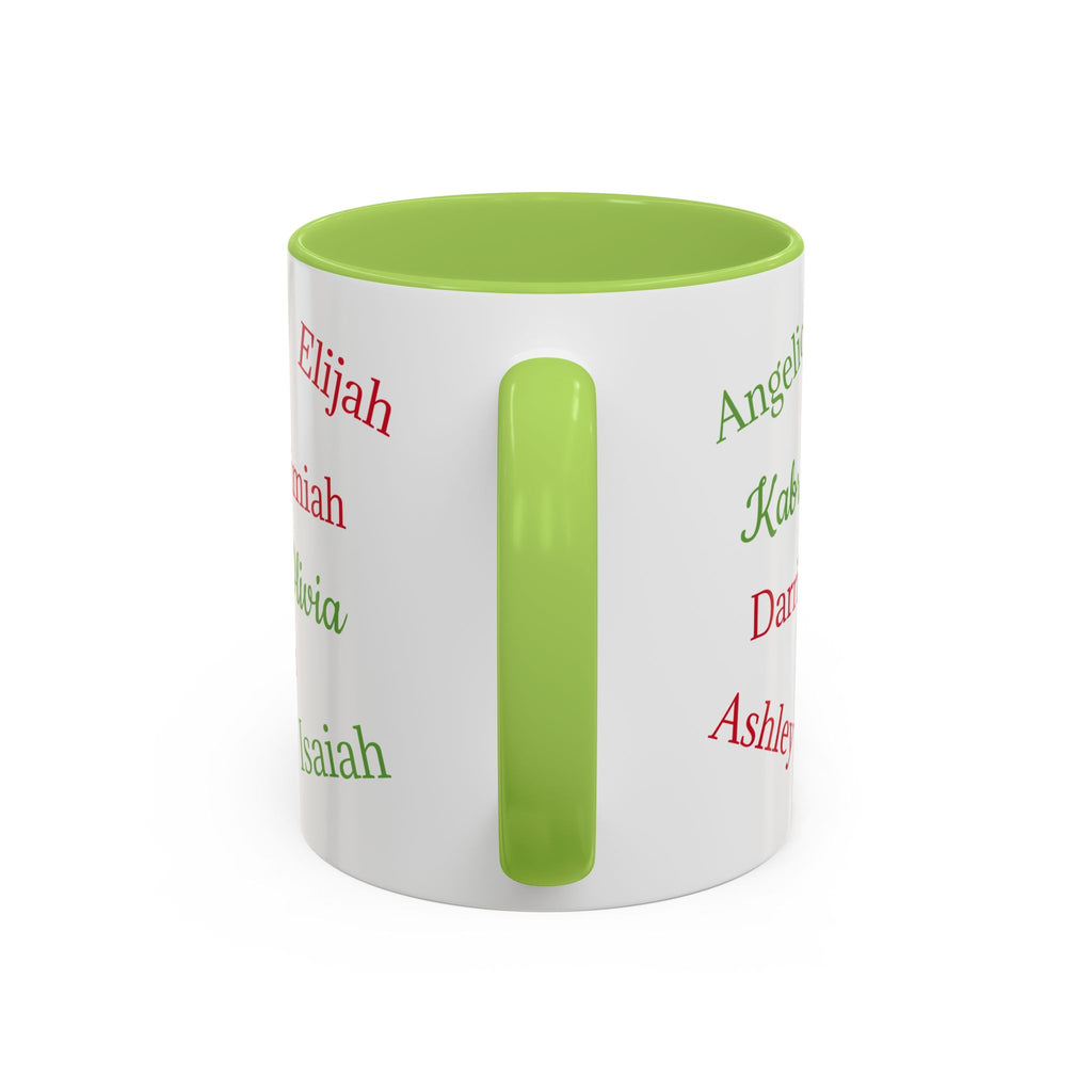 Grinch Personalized Holiday Accent Coffee Mug - Unique Gift for Friends, Family, Special Occasions, Customizable, Fun Décor, Heartwarming