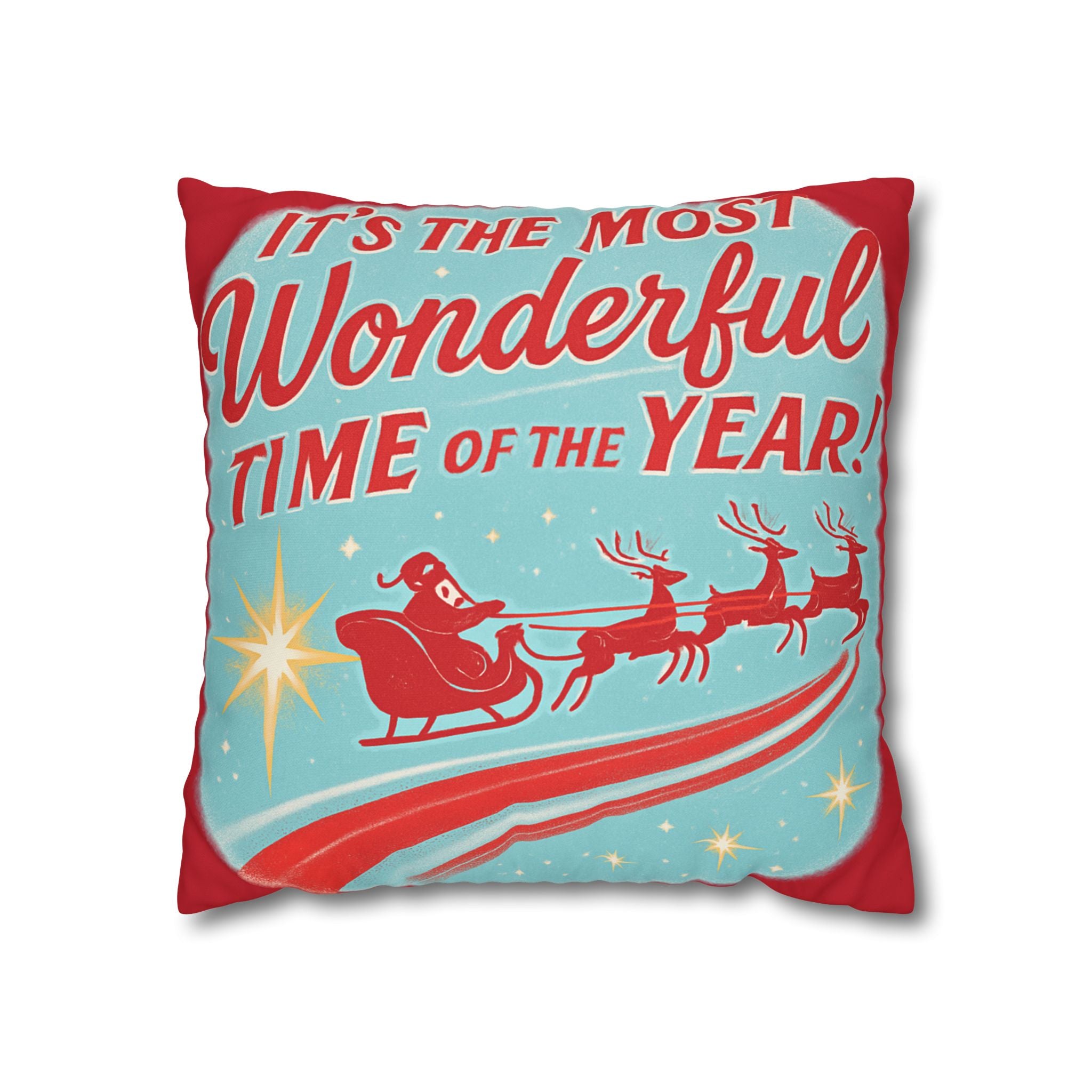 Festive Holiday Pillow