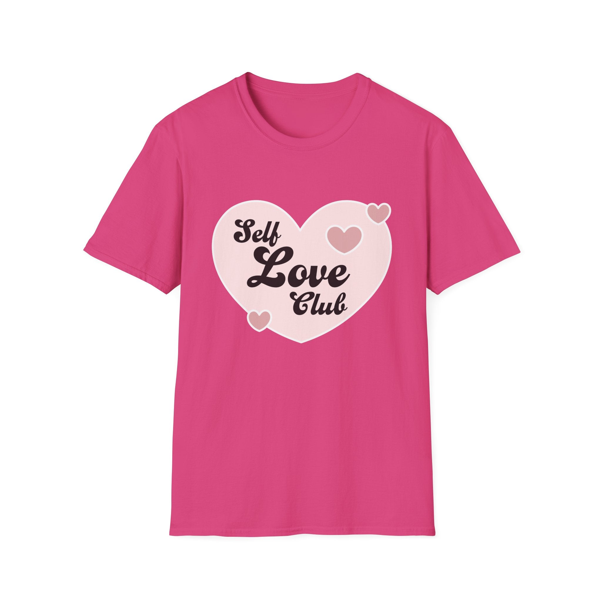 Self Love Club T-Shirt, Unisex Tee for Self-Care, Motivational Gift, Positive Affirmation Apparel, Everyday Comfort Wear