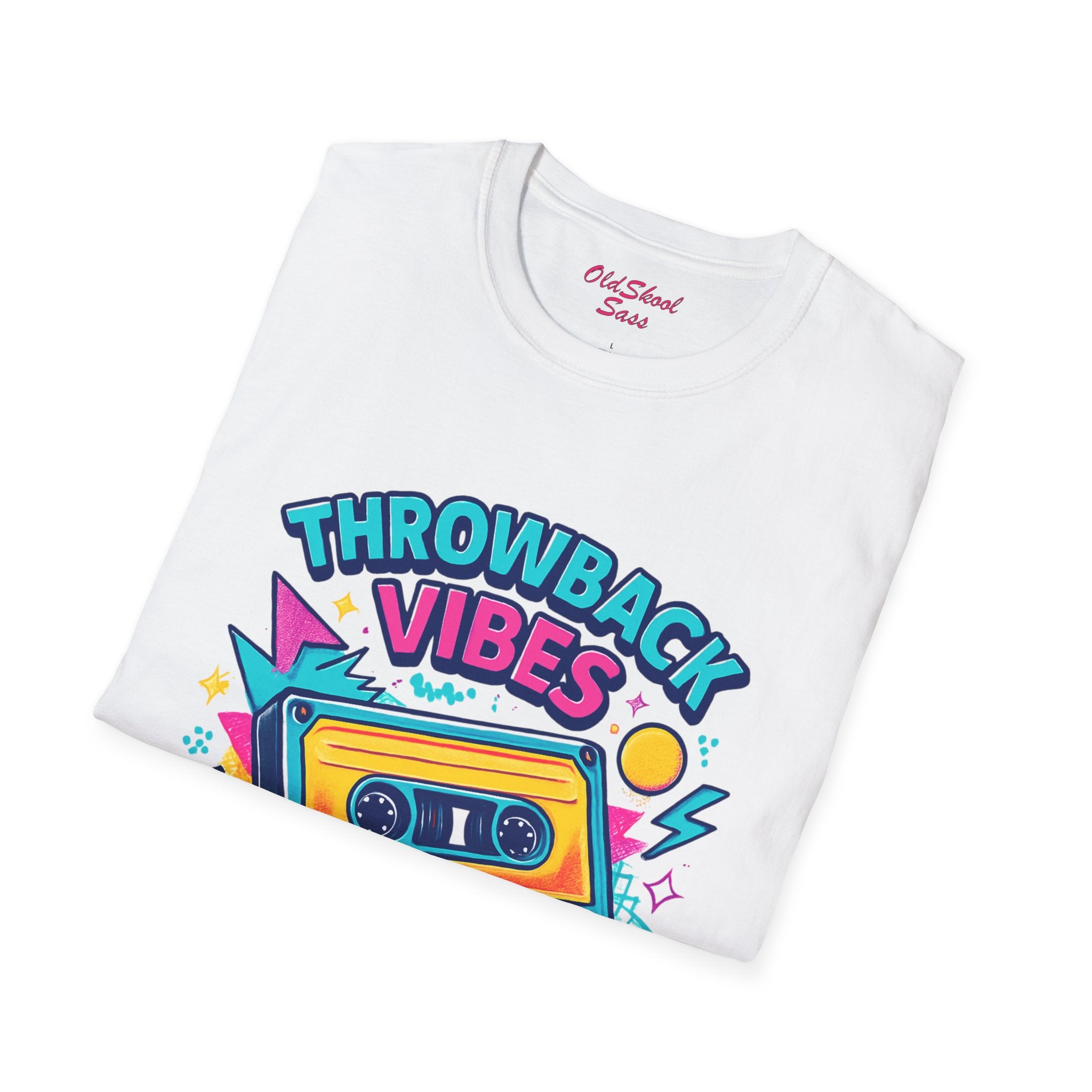 Retro Graphic T-Shirt, Throwback Vibes Tee, 80s 90s Nostalgia Shirt, Casual Wear, Trendy Gift for Music Lovers