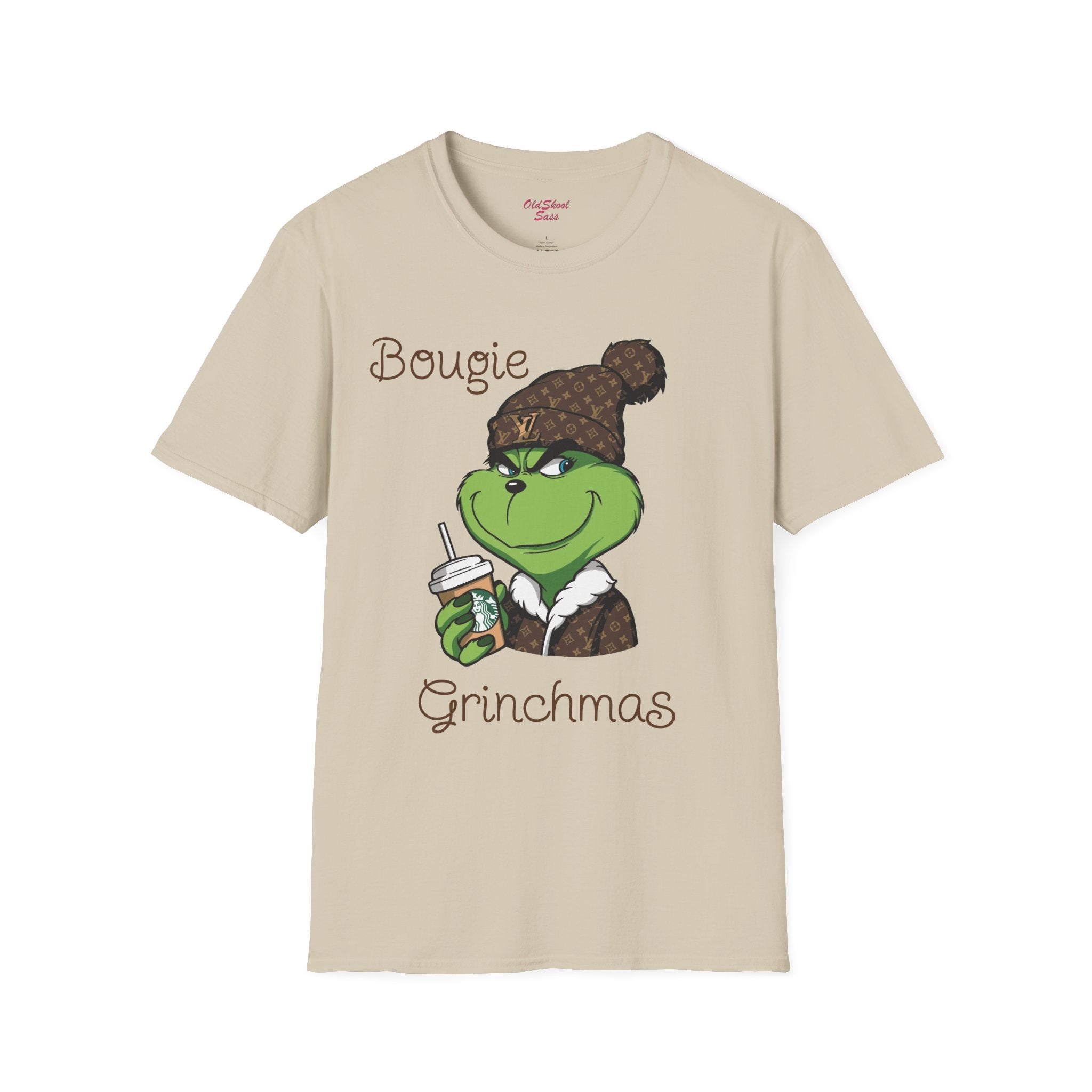 Bougie Grinchmas Unisex T-Shirt, Funny Christmas Tee, Holiday Humor Shirt, Gift for Grinch Fans, Winter Apparel