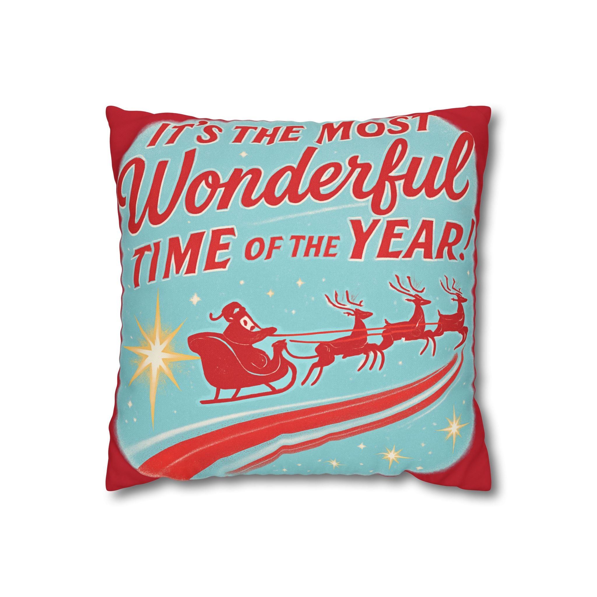 Festive Holiday Pillow