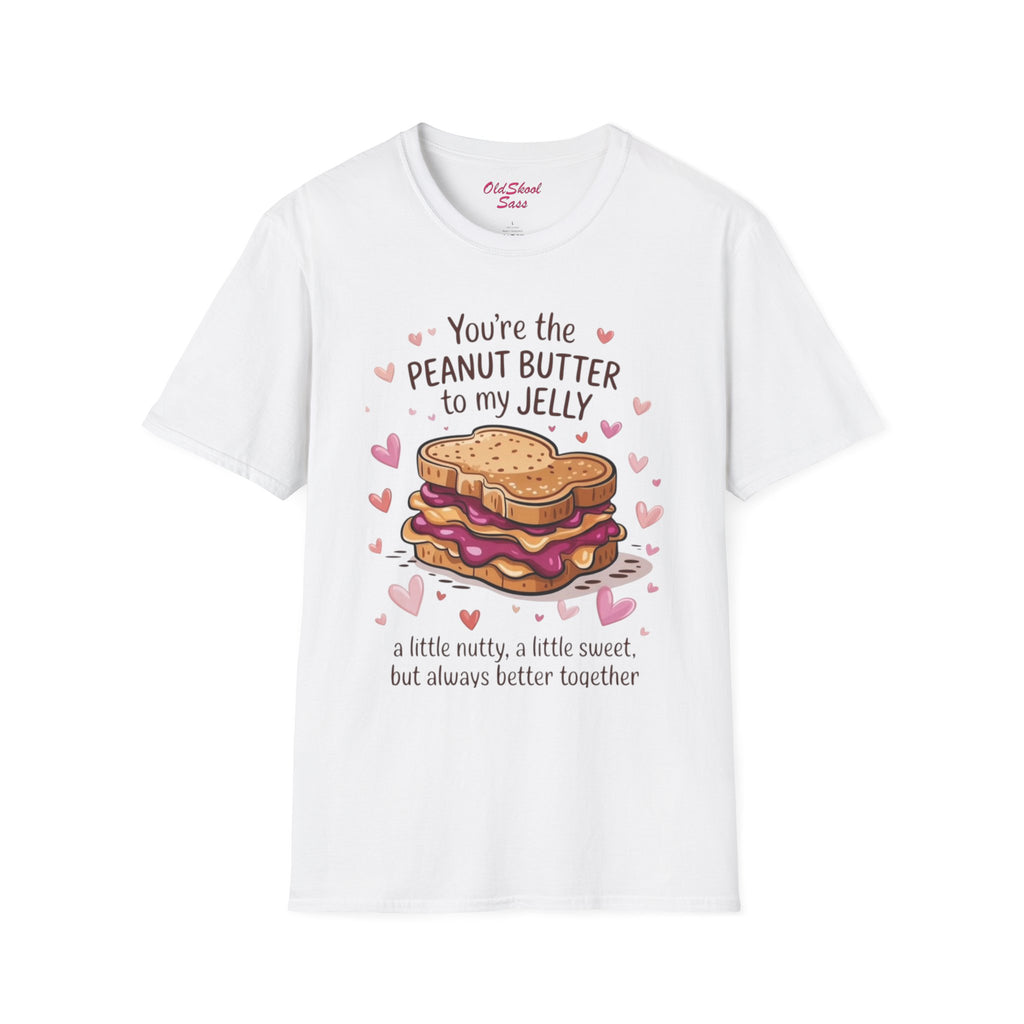 Cute Peanut Butter and Jelly Couple T-Shirt, Valentine's Day Gift, Sweet Relationship Tee, Fun Food Lovers Shirt, Unisex Graphic Top