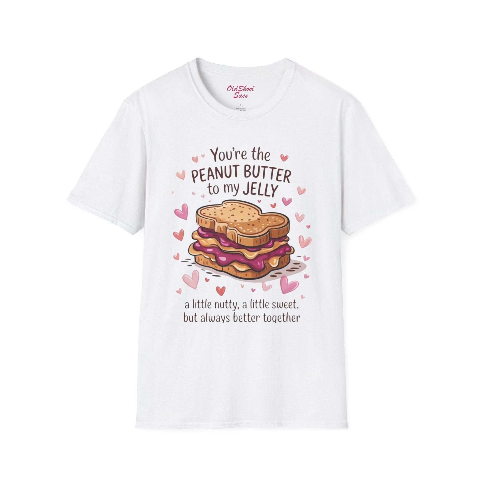 Cute Peanut Butter and Jelly Couple T-Shirt, Valentine's Day Gift, Sweet Relationship Tee, Fun Food Lovers Shirt, Unisex Graphic Top