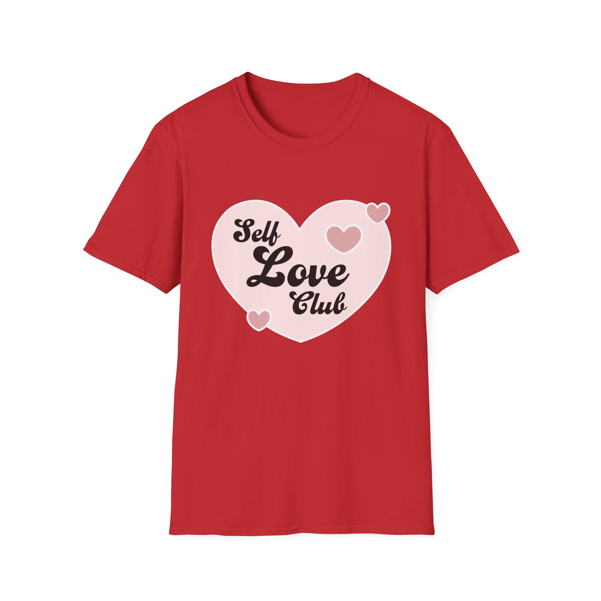 Self Love Club T-Shirt, Unisex Tee for Self-Care, Motivational Gift, Positive Affirmation Apparel, Everyday Comfort Wear