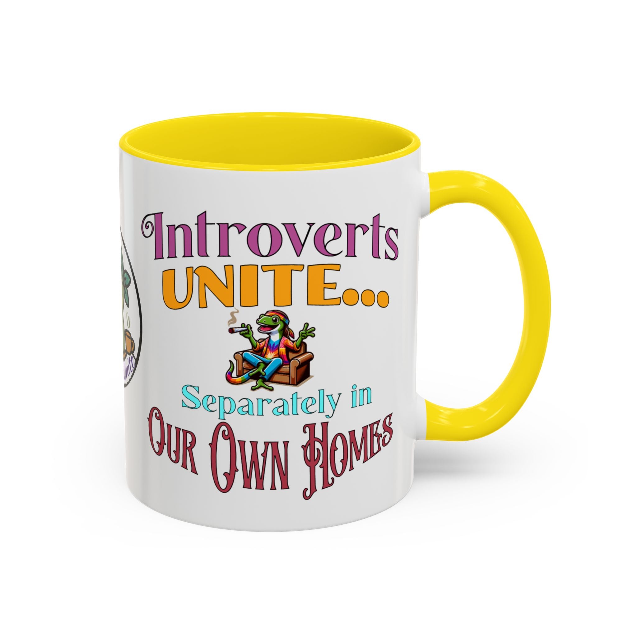 Introverts Unite Coffee Mug - Quirky Gift for Homebodies, Relaxing Vibes, Funny Ceramic Cup for Introverts, Cozy Home Decor, Unique [...]